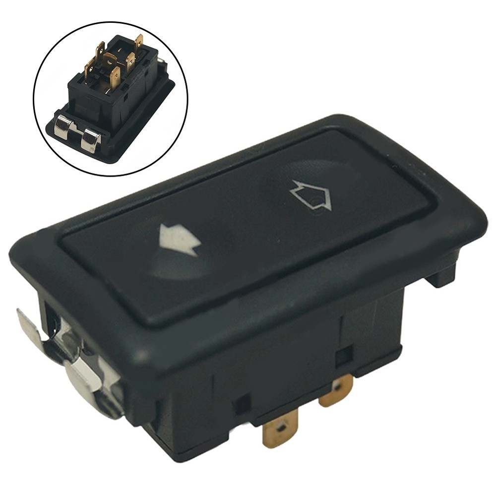 Practical Electric Power For Window Switch Button with Green LED Light