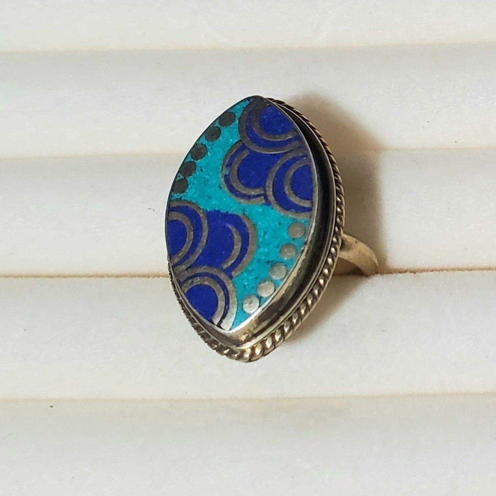 Lapis Turquoise Ring