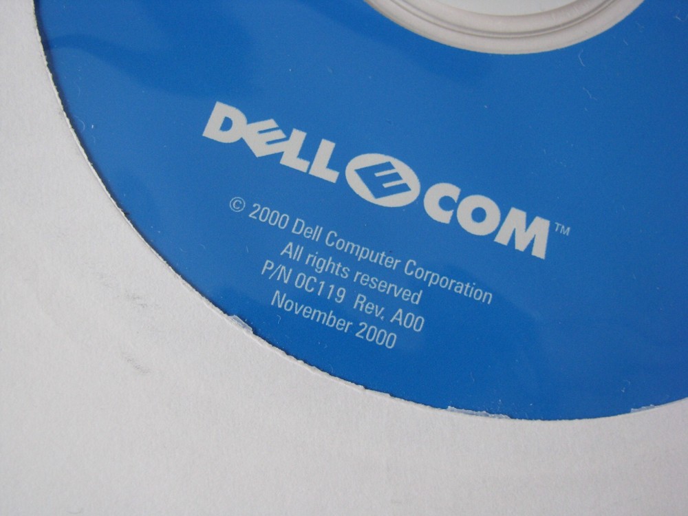 2000 Dell Applications Backup Dell-Installed Programs PC Software CD NO LICENSE