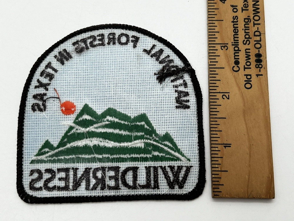 Patch - National Forests In Texas WILDERNESS - Forest Service Shoulder Patch