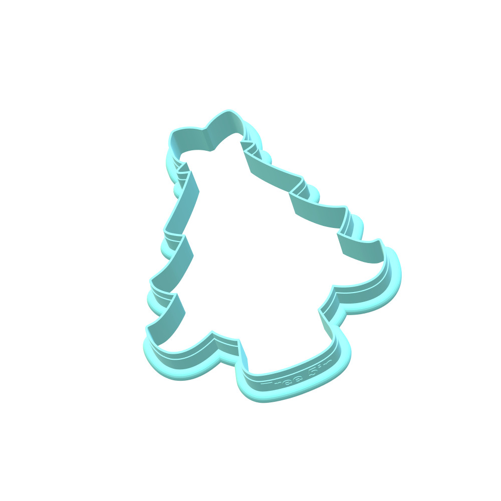Pink Christmas Tree Cookie Cutters