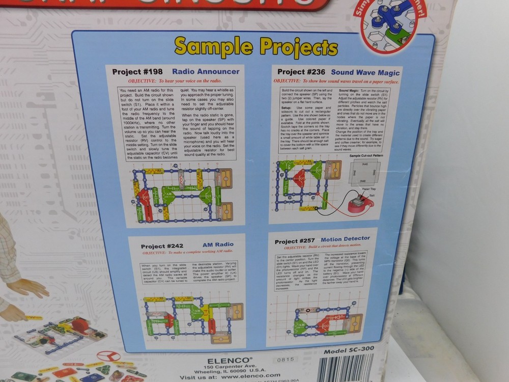 Elenco Electronic Snap Circuits Kit, SC-300, complete, 2012
