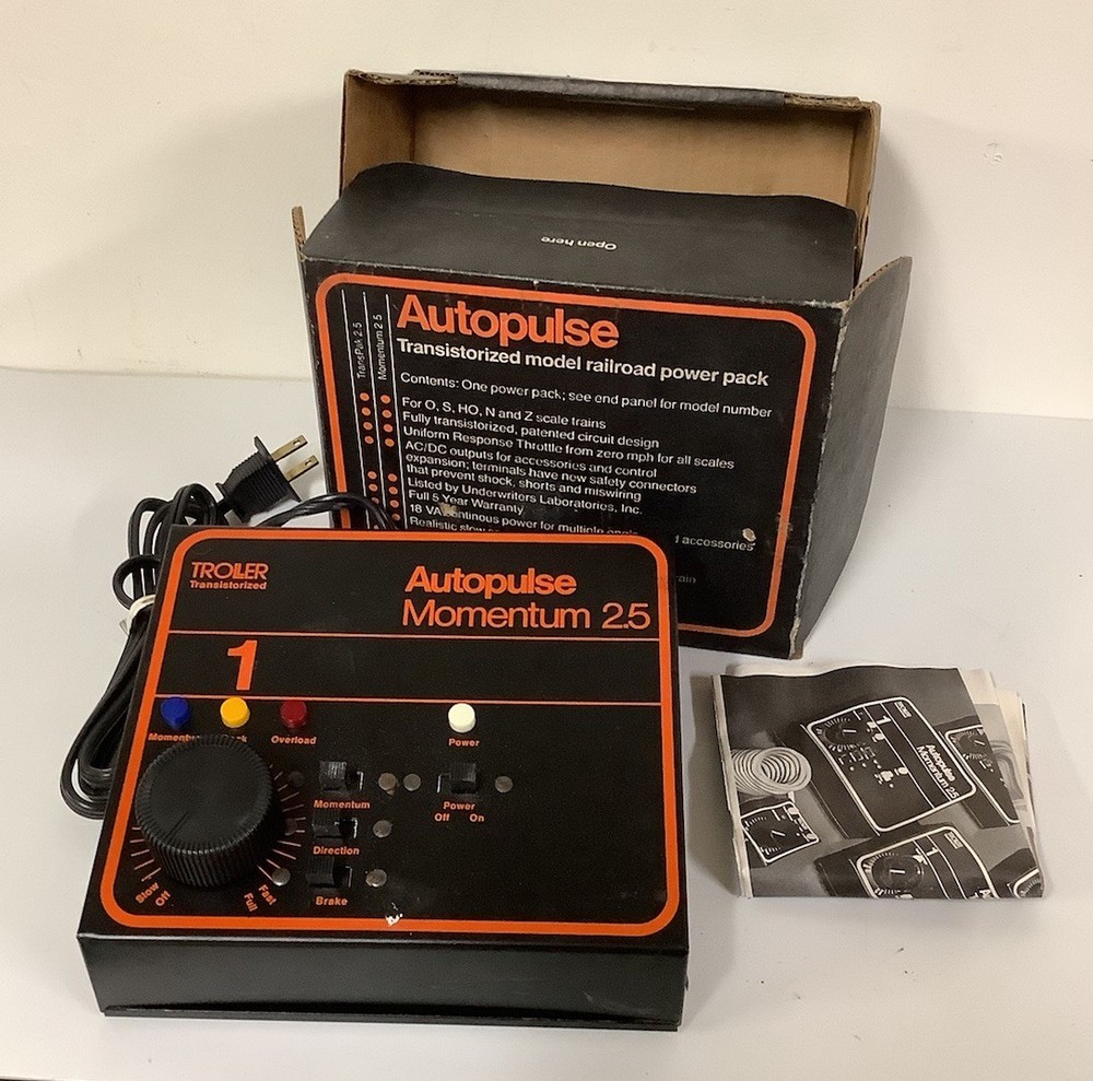 Autopulse TransPack 2.5 Model 3000 Transistorized Model Railroad Power Pack New