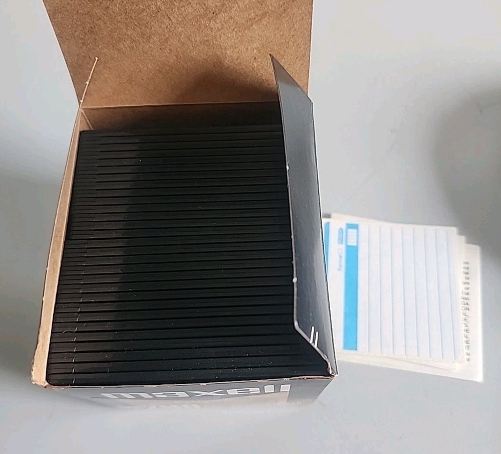 MAXELL Floppy Diskettes 3.5" MF 2HD PC Formatted 29 Pack Open Box IBM Compatible