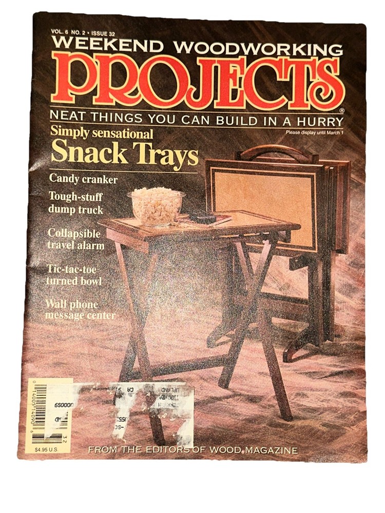 Weekend Woodworking Projects How To Booklets GUC Set/3 Read‼️