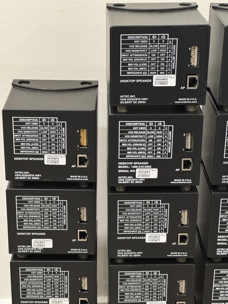 41Pcs Avtec Scout Audio Dispatch Console System