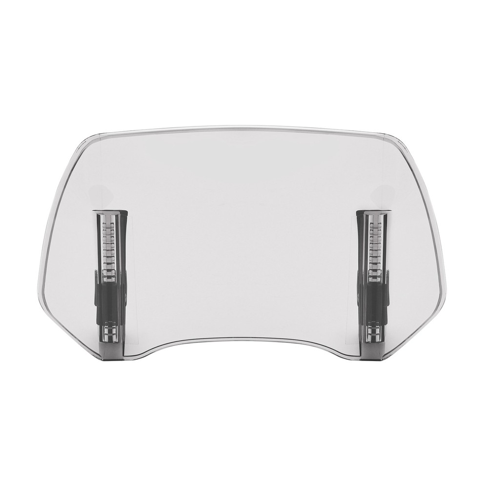 Universal Adjustable Windshield Clip On Wind Screen Deflector Extension Spoiler#