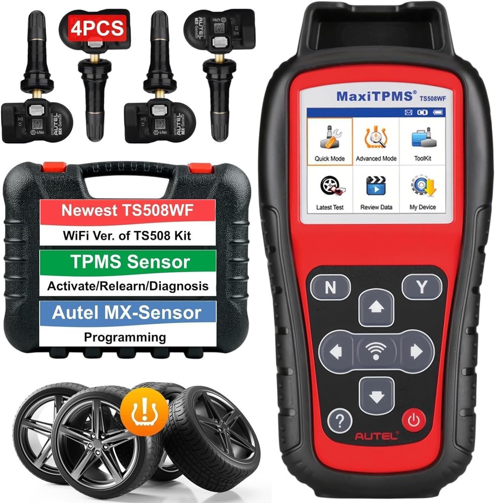 Autel MaxiTPMS TS508WF TPMS Relearn TPMS Sensors Activate Reset Programming Tool