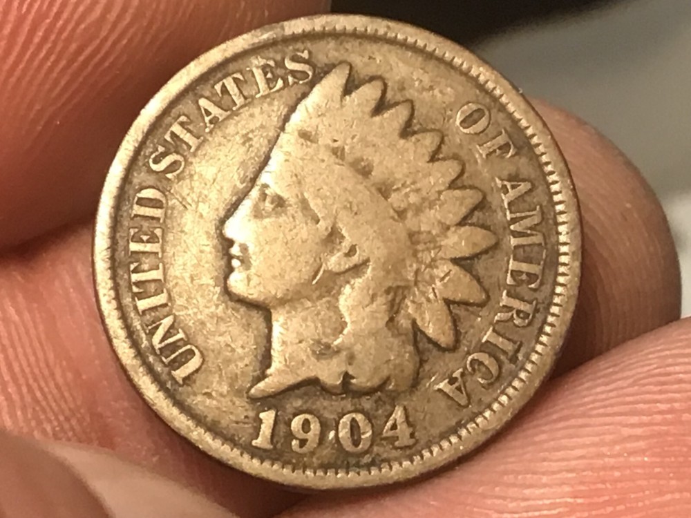 1904 Indian Head Cent Penny, 1 coin