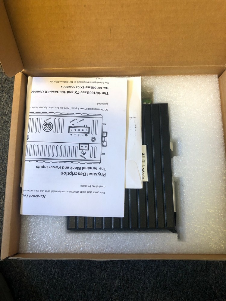 New Etherwan EX45080-00B  Hardened Unmanaged Ethernet POE Switch