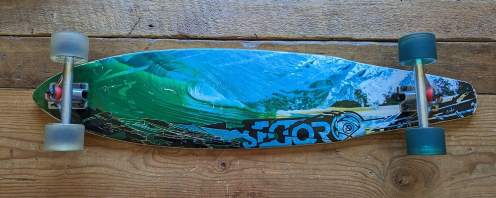 Sector 9 Longboard 38" Wave design with Slant Trucks