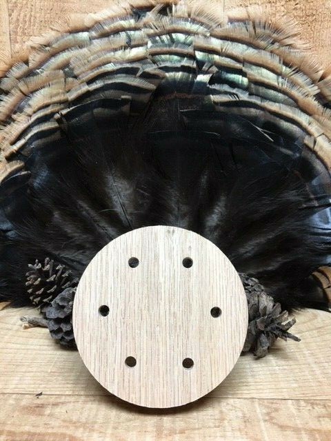 1-Ready to Customize Red Oak Turkey Call Pot Unfinished