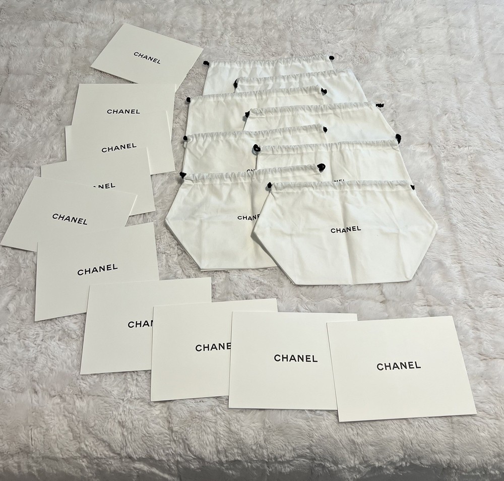 Authentic Chanel Dust bags & Cards Bundle
