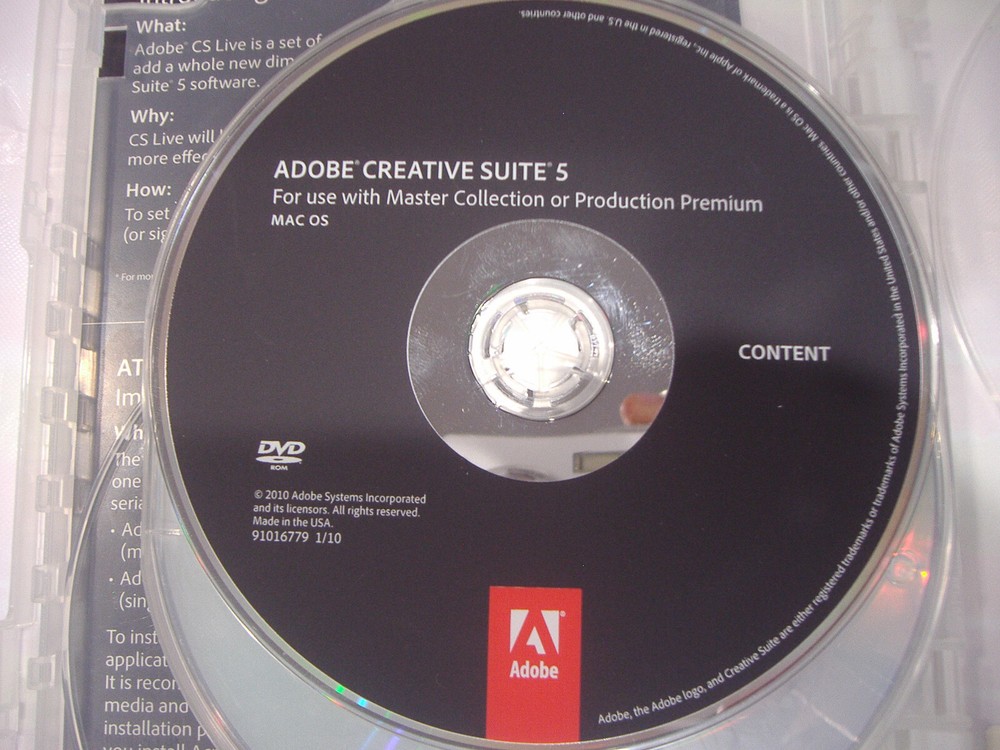 Adobe Creative Suite 5.5 CS5.5 Master Collection For MAC OS Full DVD Version