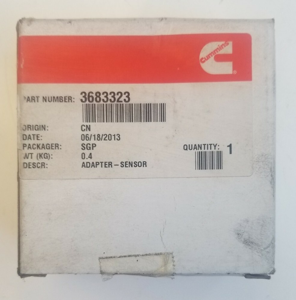 NEW OEM  Cummins 3683323 ADAPTER - SENSOR