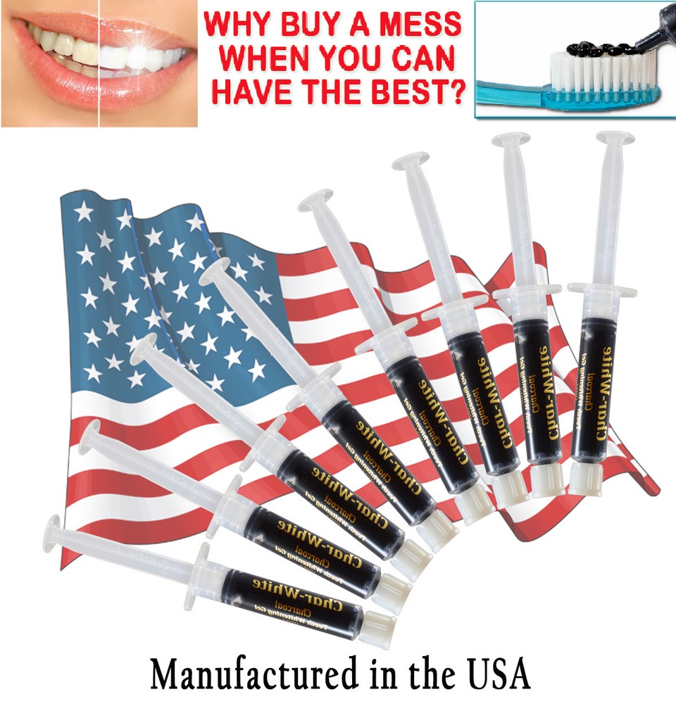 Carbon & Coco Activated Charcoal Teeth Whitening Powder Toothpaste Mint Tooth