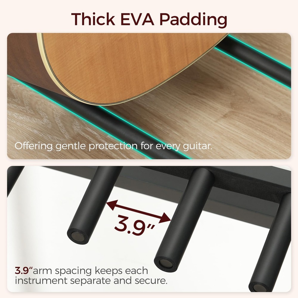 Guitar Stand, Multiple Guitar Rack Holder for Various Instruments, Multi-Inst