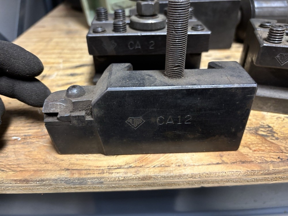 Aloris CA Quick Change Lathe Tool Post 7 pc Holder Set