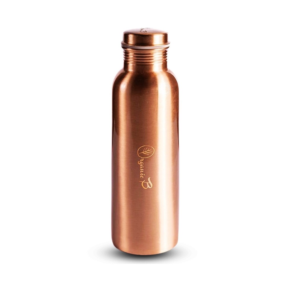 Organic B Plain Copper Water Bottle 949 ml