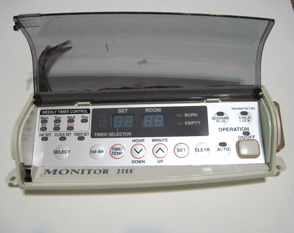 Monitor MPI 2200 Heater Button Control Panel On Off temperature Computer Panel