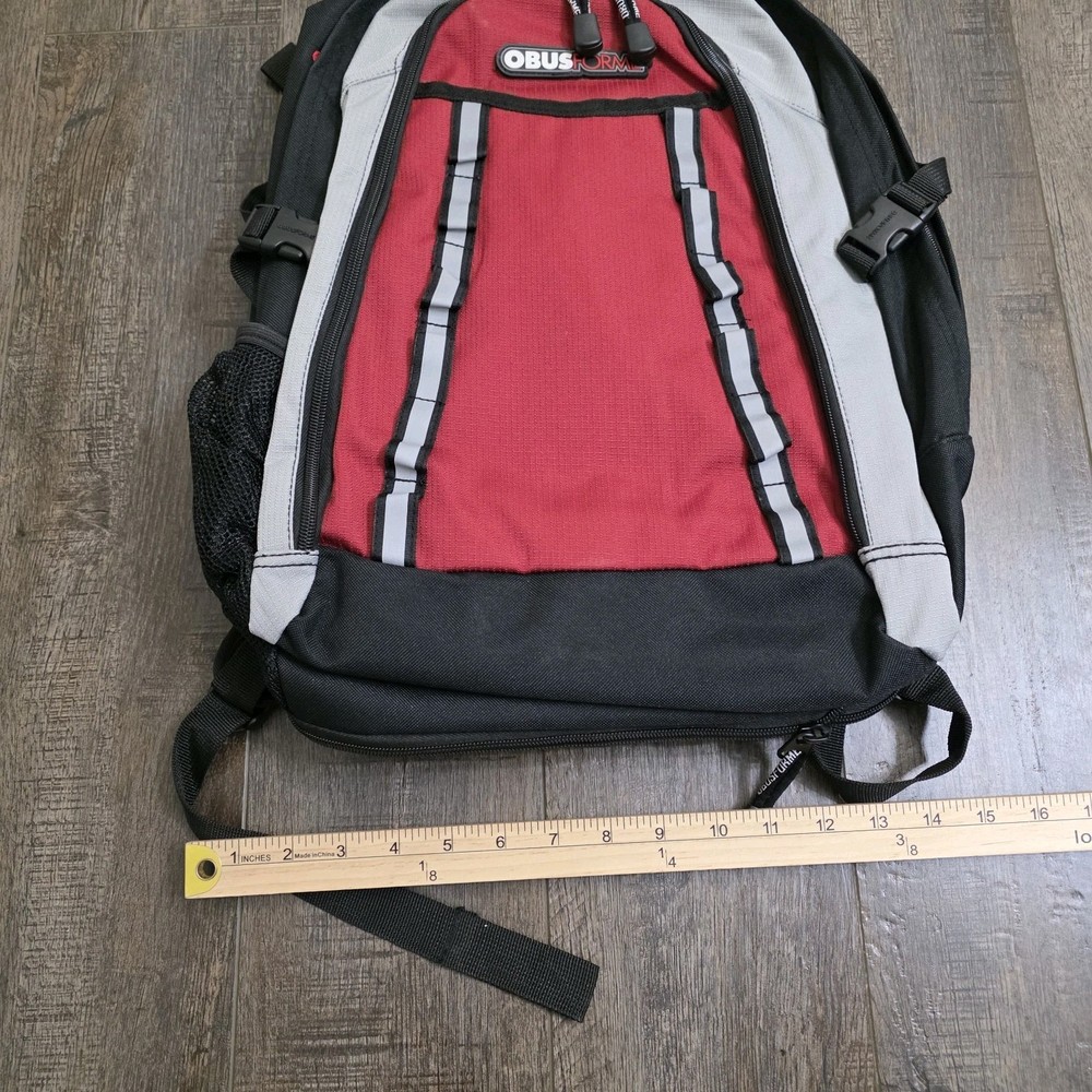 Obus Forme Backpack Kola II Red Black Ergonomic Hiking