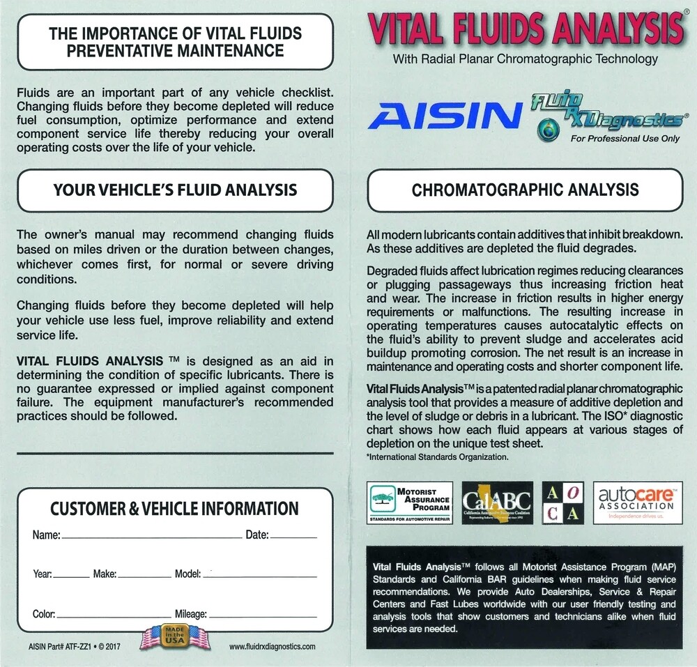 Automatic Transmission Fluid Aisin ATF-ZZ1