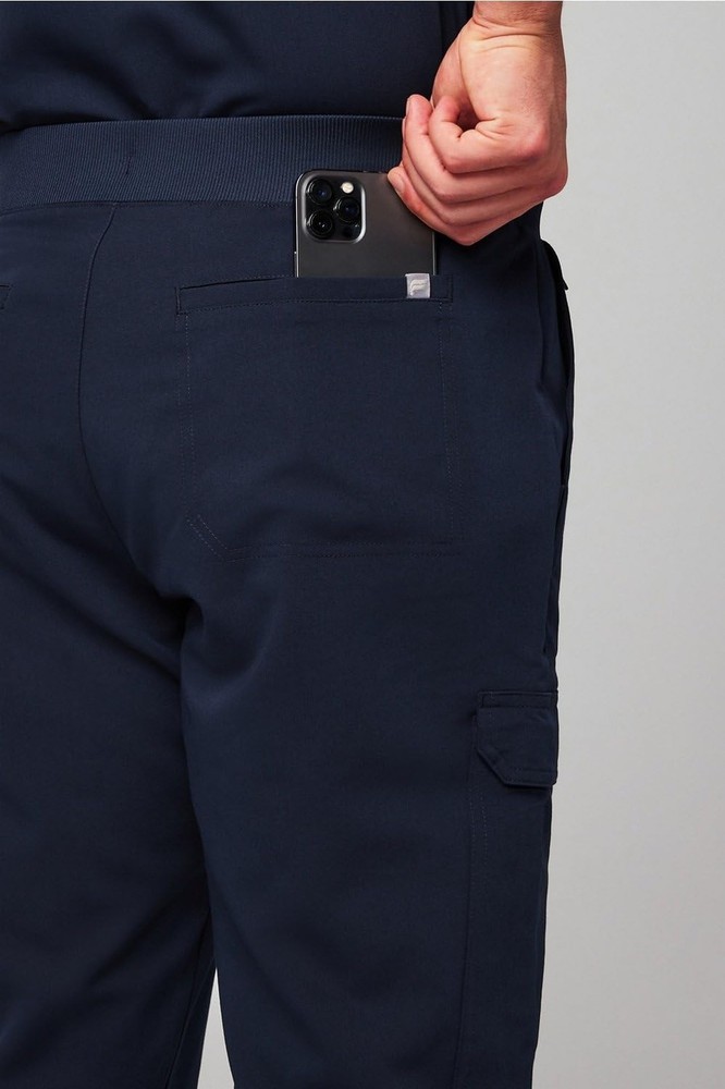 Fabletics Men's Equip Cargo Scrub Pant - MotionTech, 4-Way Stretch, Wrinkle-R...