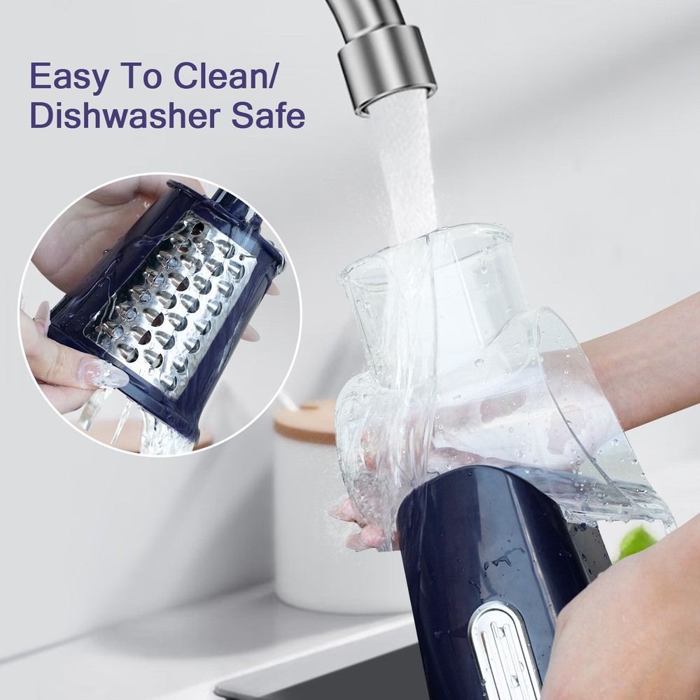 Vegetable & Fruit Chopper: 5-Cylinder Kitchen Dicer & Slicer Roller Cutter