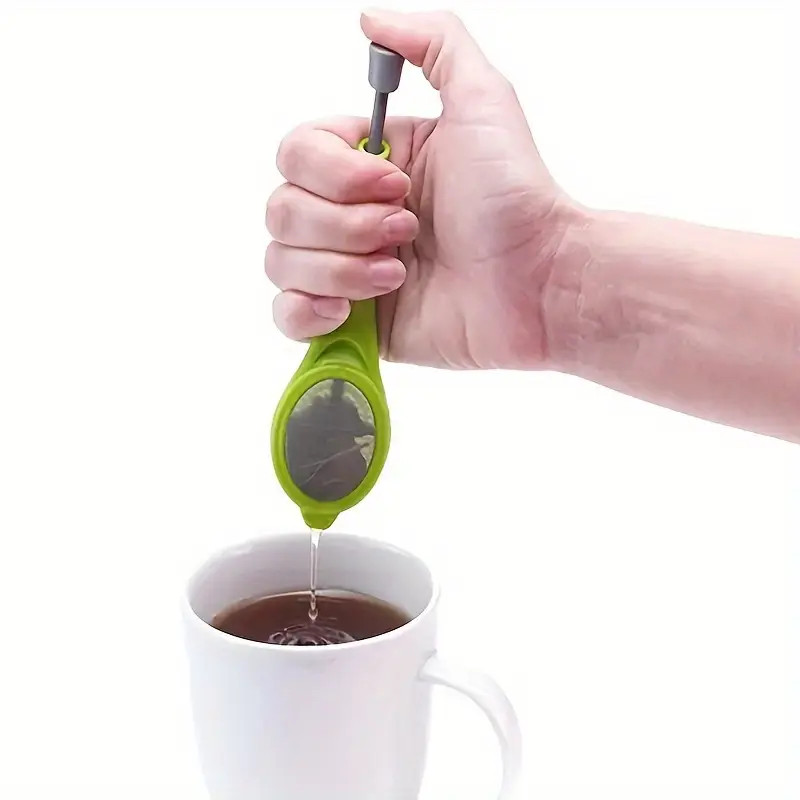 Tea Strainer Press Tea Strainer Kitchen Tea Set Accessory Reusable Infuser