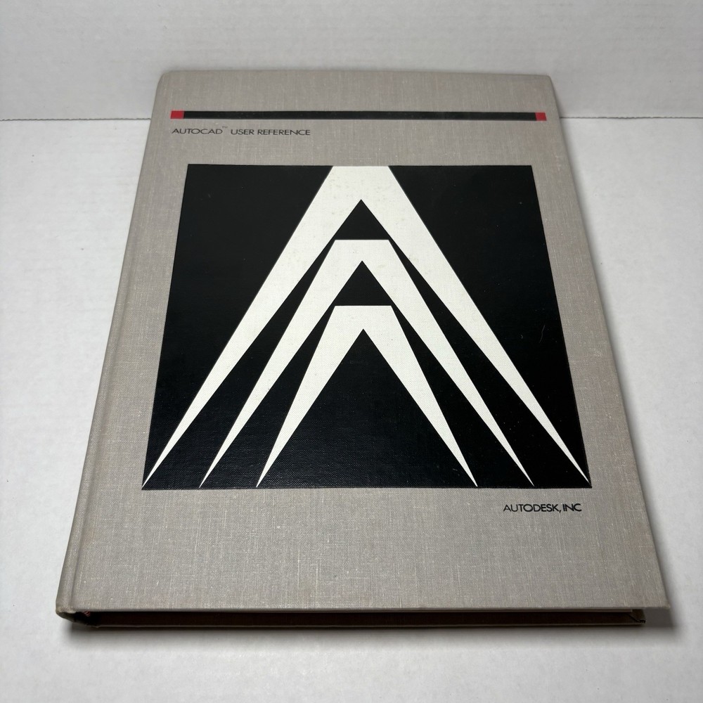 Autocad 1986 Drafting Package Reference Technical Manual Book Vintage Autodesk