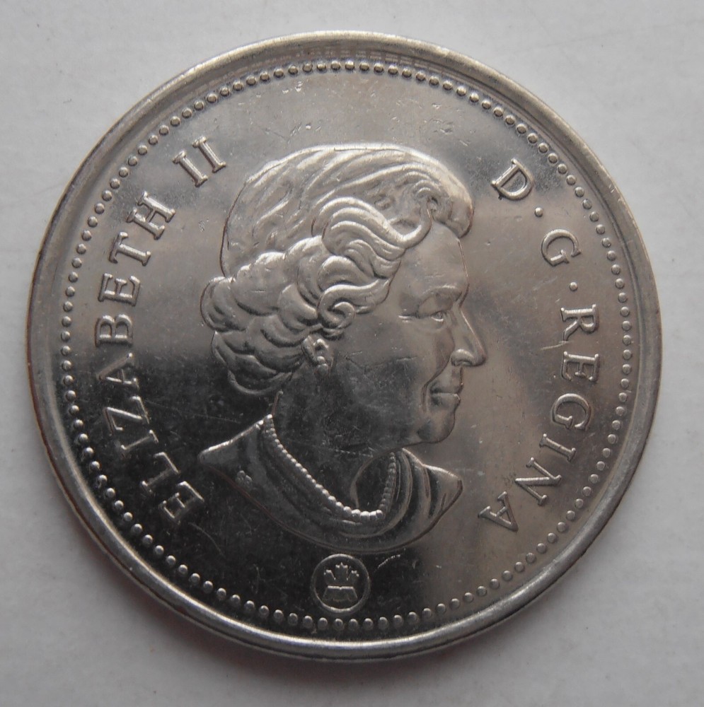 CANADA 25 CENTS 2008