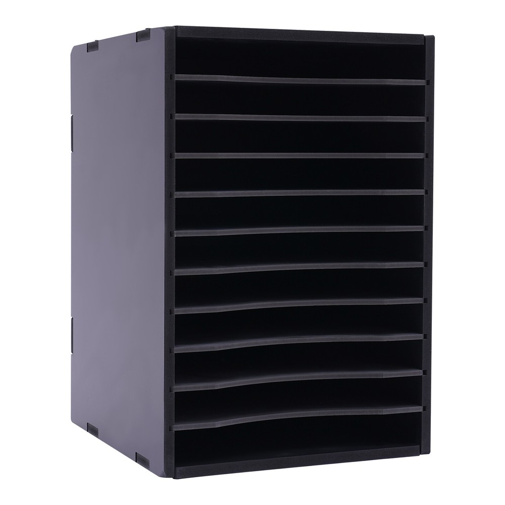 Desktop Organizer Paper File Holder For Office Home Document Storage Rack US