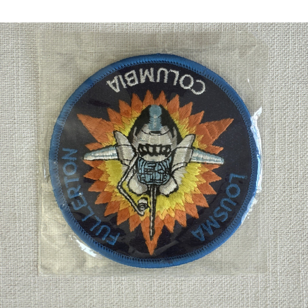 Space Shuttle Columbia Lousma Fullerton NASA Patch