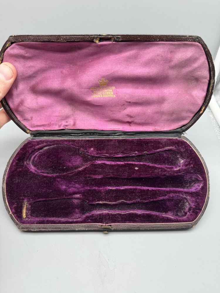 Victorian Mappin & Webb Silver Utensil Case