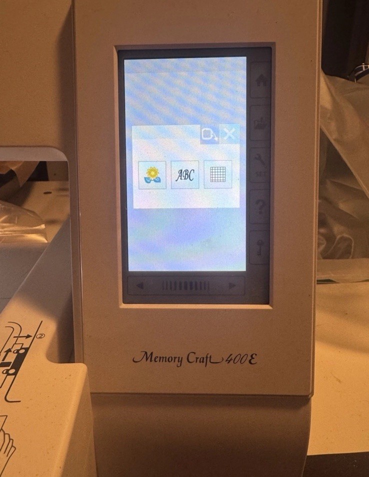 Janome Memory Craft 400E Embroidery Machine s5 G3D