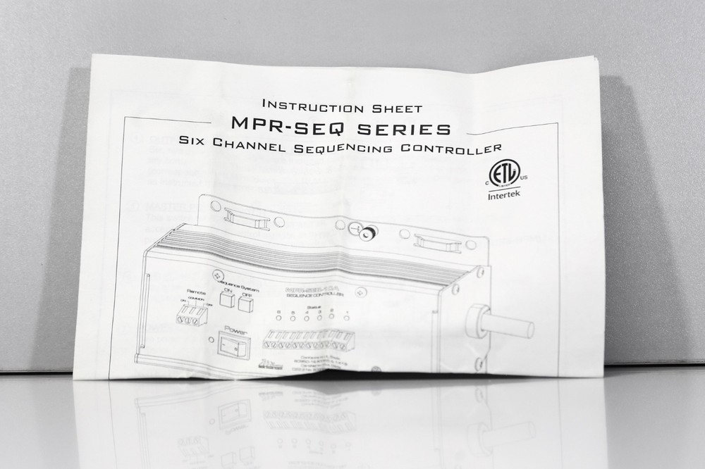 Middle Atlantic MPR-SEQA 8" MPR Sequence Control Module OPEN BOX