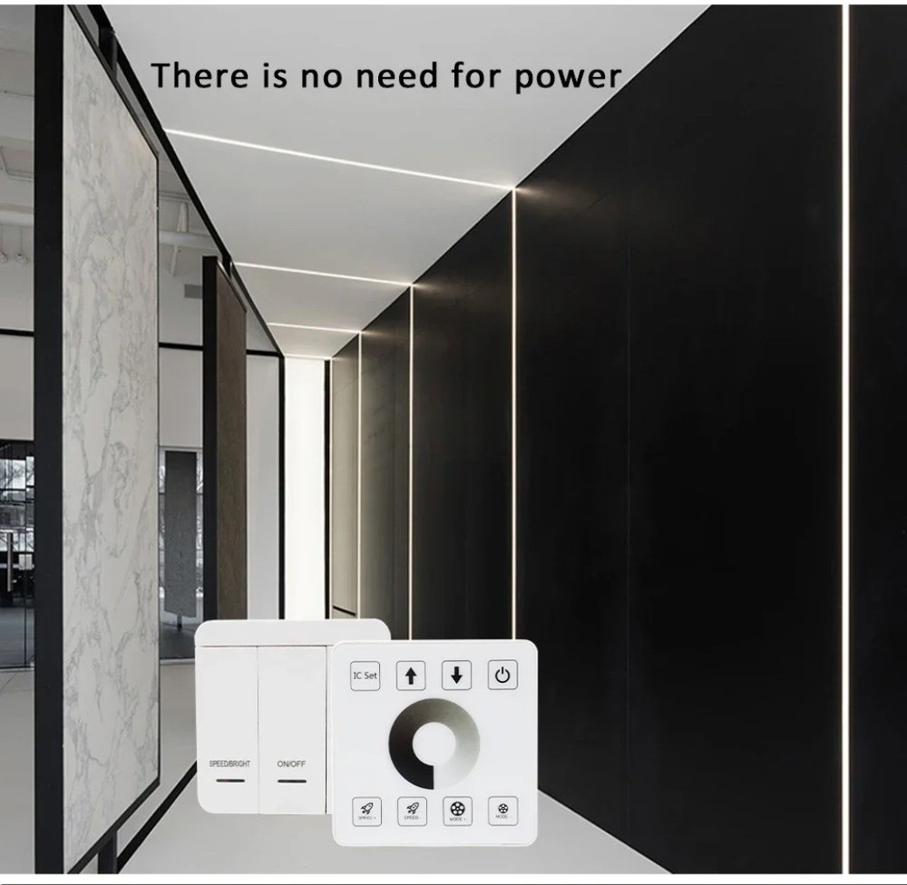 8Keys WS2811 Running Water Led COB Strip Touch Panel Remote Controller Splitter