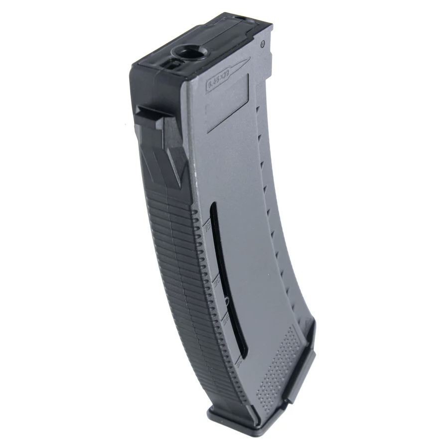 Arcturus Airsoft AK MOD1 30/130rd Variable Cap Windowed EMM Magazine Black
