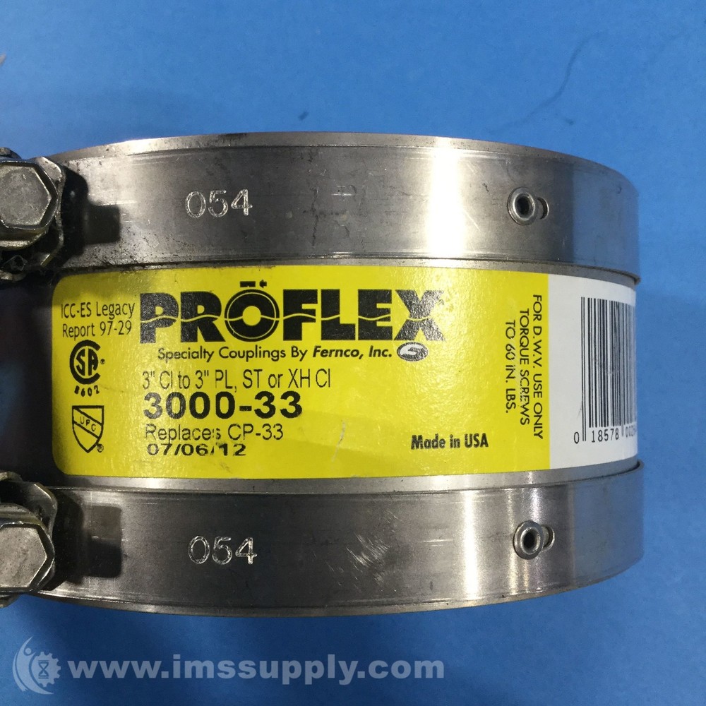 Fernco 3000-33 Shielded Coupling FNIP