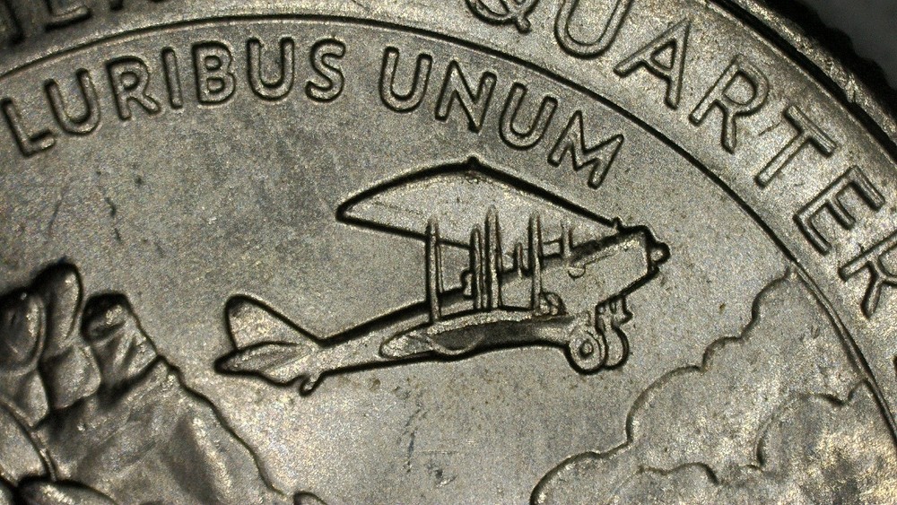 2023 Bessie Coleman - Die chip error on lower wing ID 05