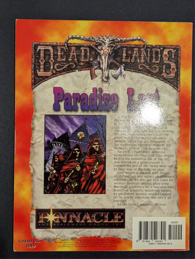 Lost Angels - Deadlands - Pinnacle