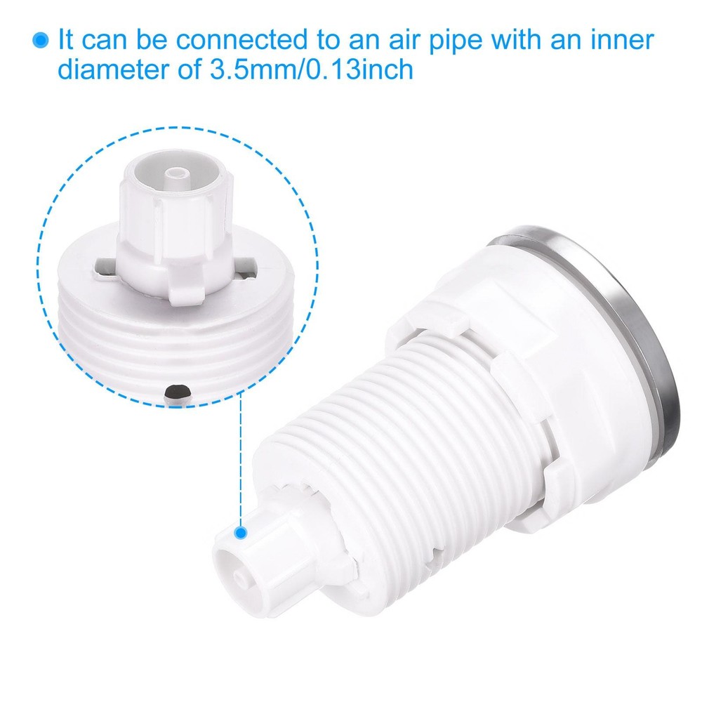 Waste Disposal Air Button Switch 28mm Dia Car Lock