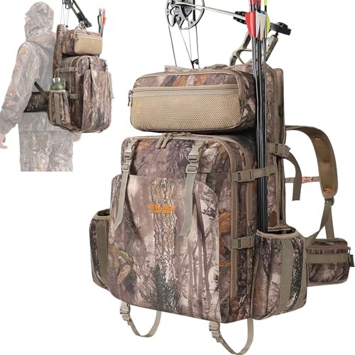 Saddle Hunting Backpack for Men, Easy to Carry Saddle Platform & Tree Sticks,