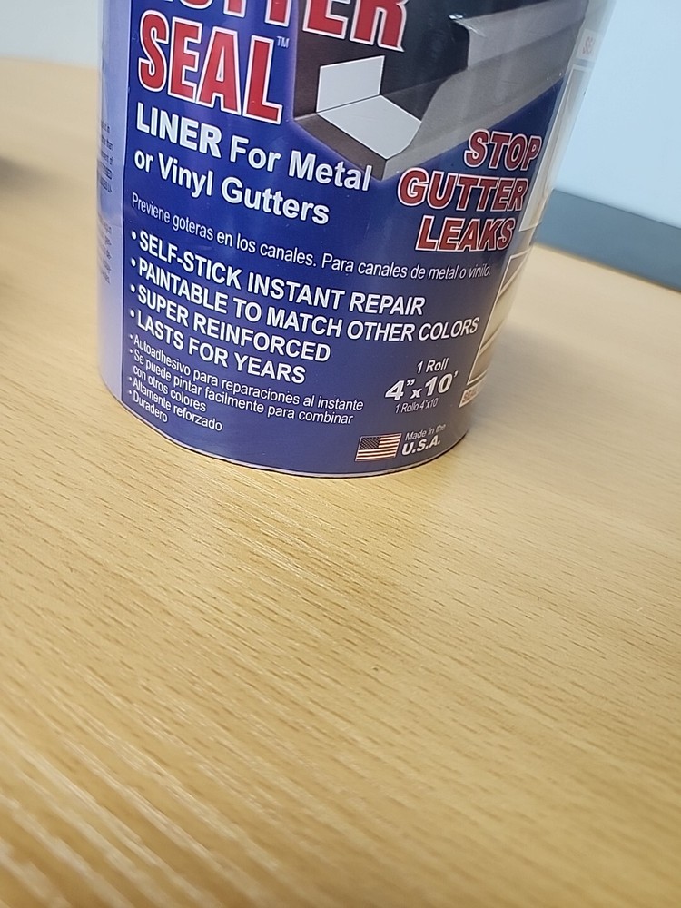 Gutter Liner Roll, 4-In. x 10-Ft. GSL410