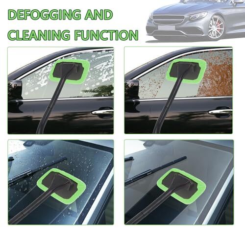 OFBAND Car Window Cleaner Tool Kit,Microfiber Car Windshield Cleaner Inside