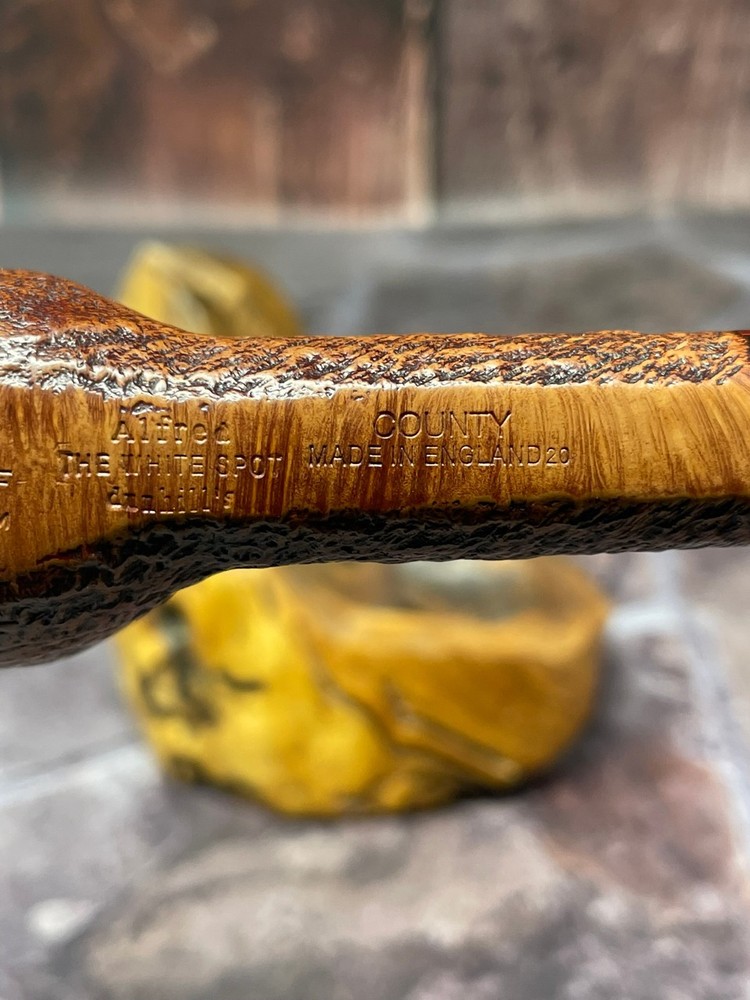 2020 Dunhill County 4105F Sandblast Dublin Pipe, Unsmoked