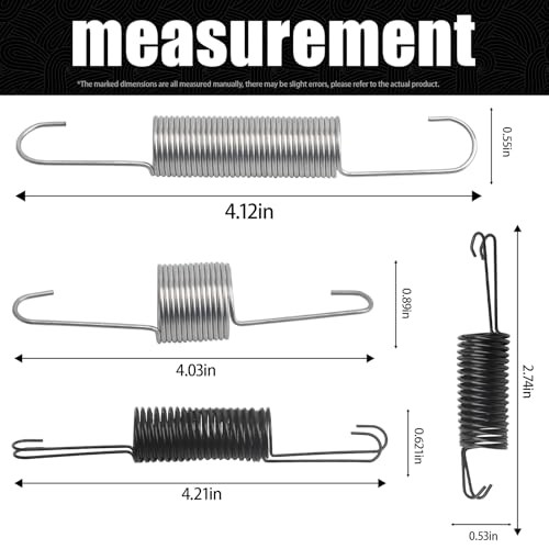 59207 Throttle Return Spring Assortment, Universal Carburetor Return Dual