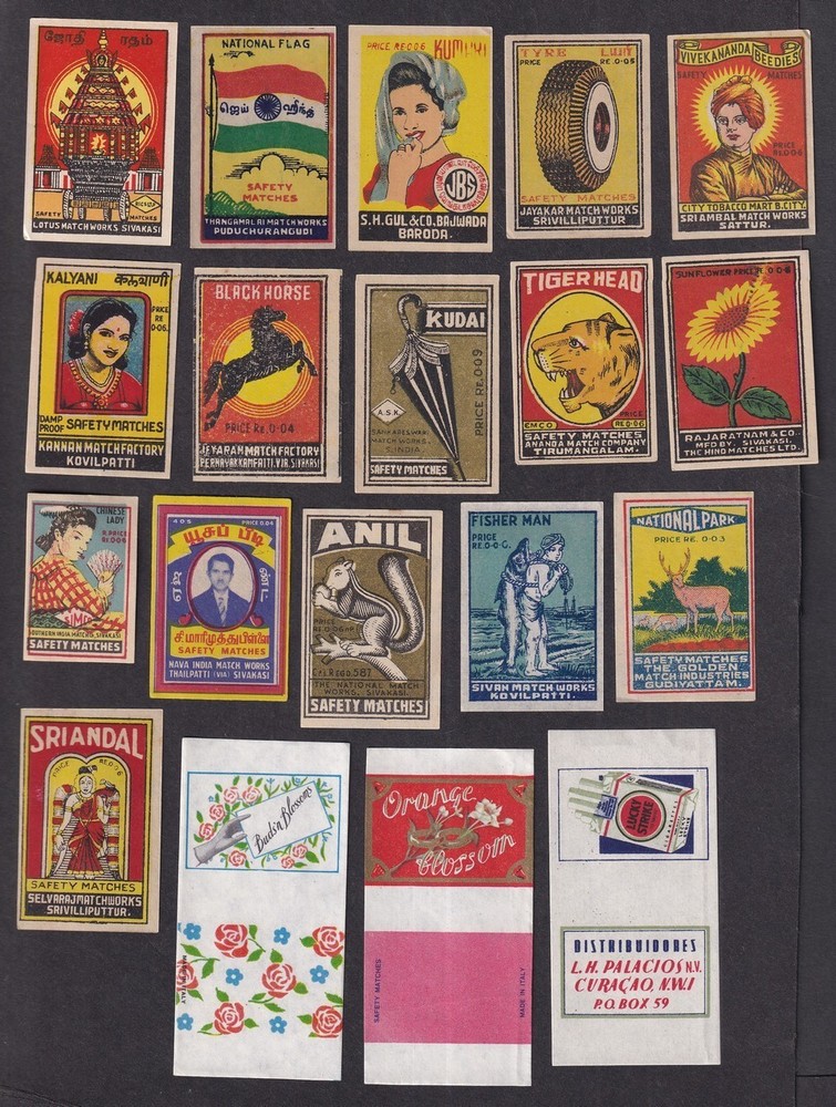 Matchbox labels collection (50)