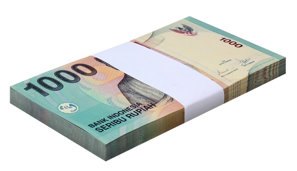 Indonesia 1000 Rupiah, 2007, P-141h, UNC X 100 PCS Bundle Pack