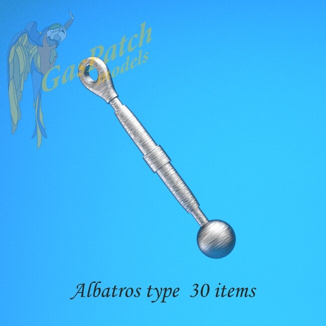 GasPatch Models 1/48 TURNBUCKLES TYPE ALBATROS (30 Pieces)